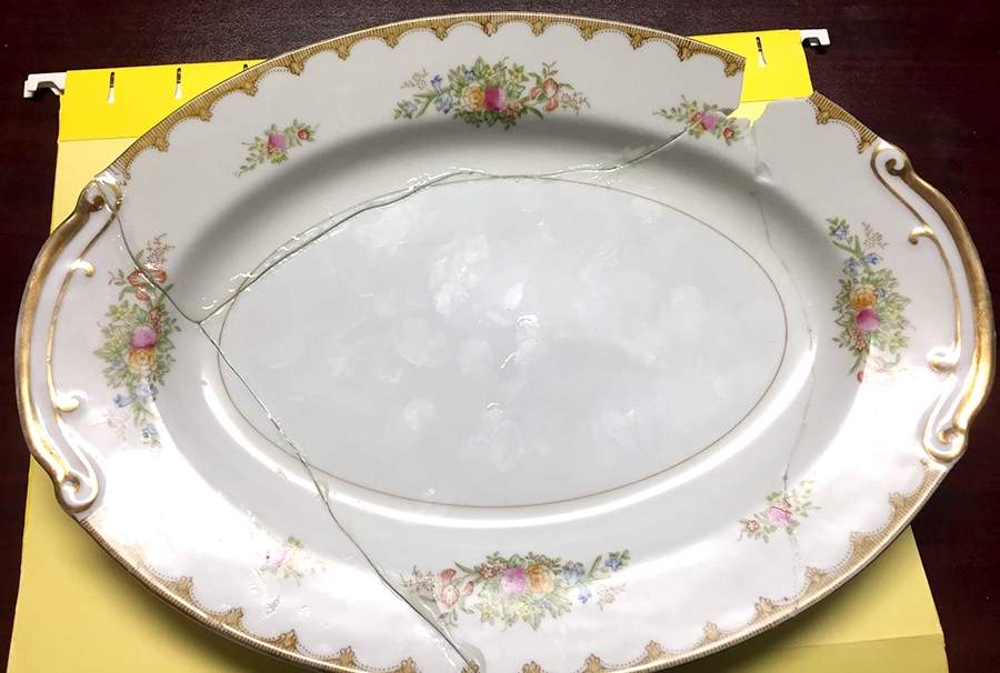 JAP470 12" Oval Serving Platter by Japan-1
