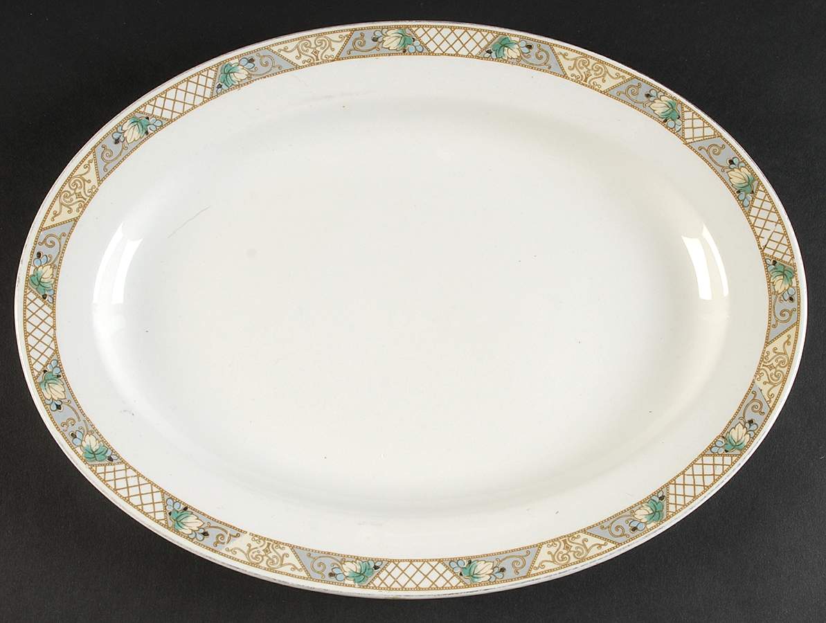JB173 12" Oval Serving Platter by Johnson Brothers-1