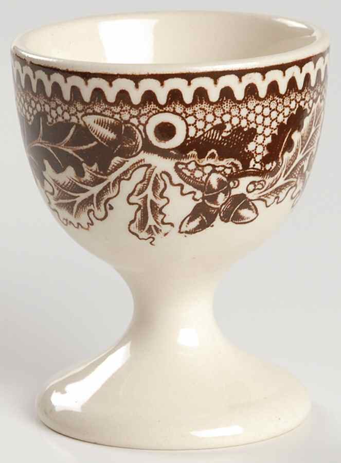 Historic America Brown (Circa 1930-1974) Single Egg Cup by Johnson Brothers-1