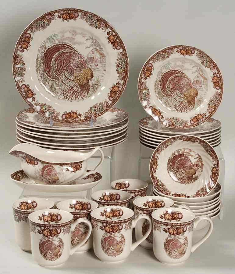 Autumn Monarch 34 Piece Set by Johnson Brothers-1