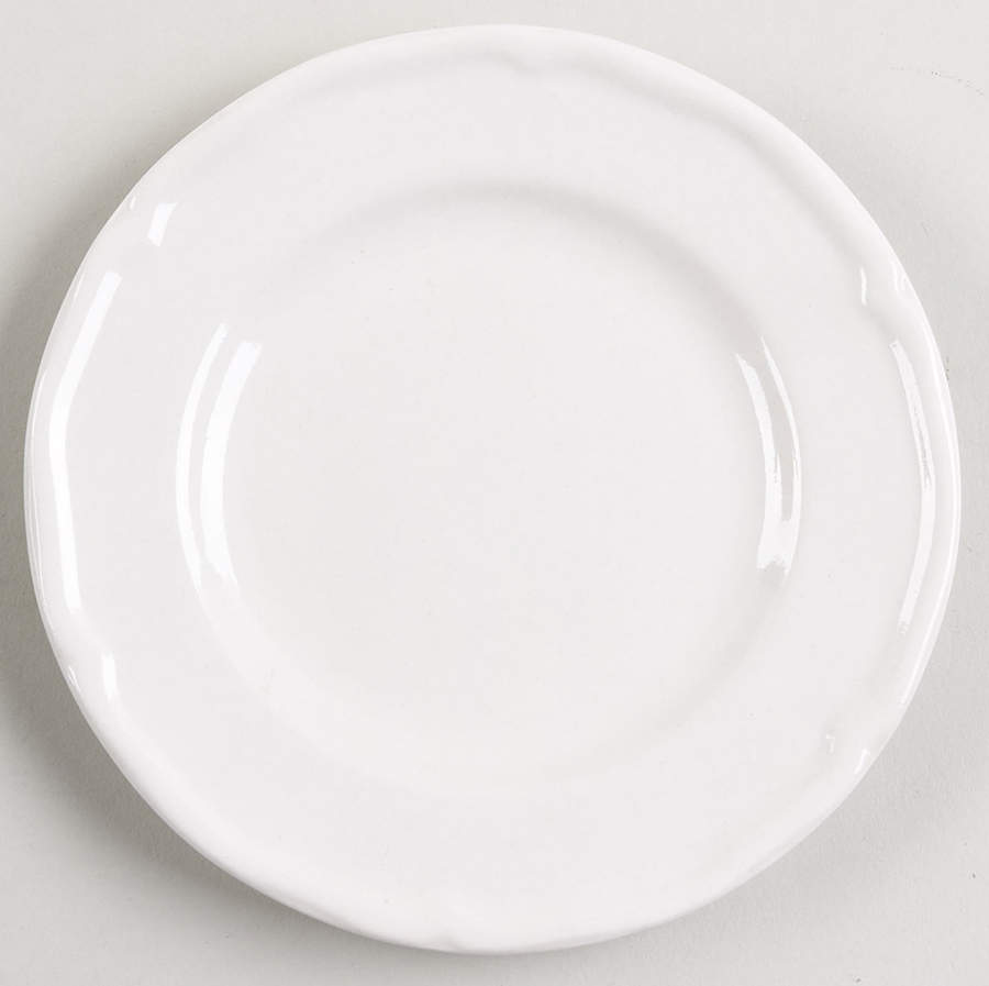 Bistro Cafe White Bread & Butter Plate by JCPenney-1
