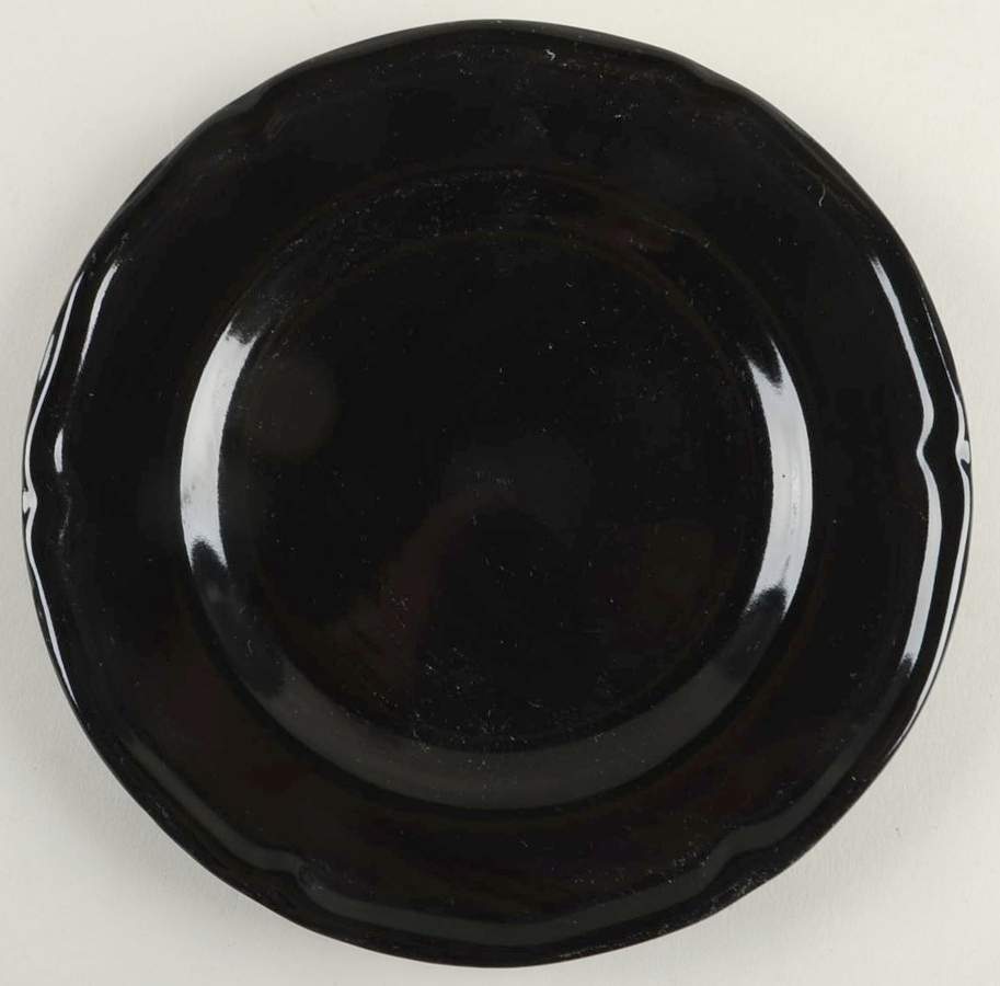 Bistro Cafe Black Bread & Butter Plate by JCPenney-1