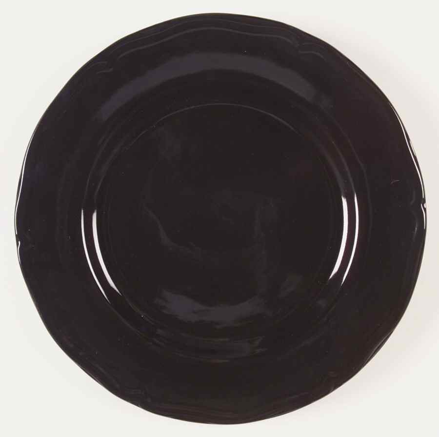 Bistro Cafe Black Dinner Plate by JCPenney-1