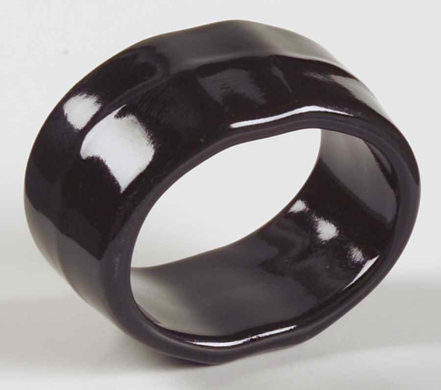 Bistro Cafe Black Napkin Ring by JCPenney-1