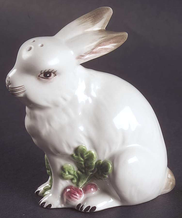 Bunny Toile Figural Pepper Shaker by Jay Willfred-1