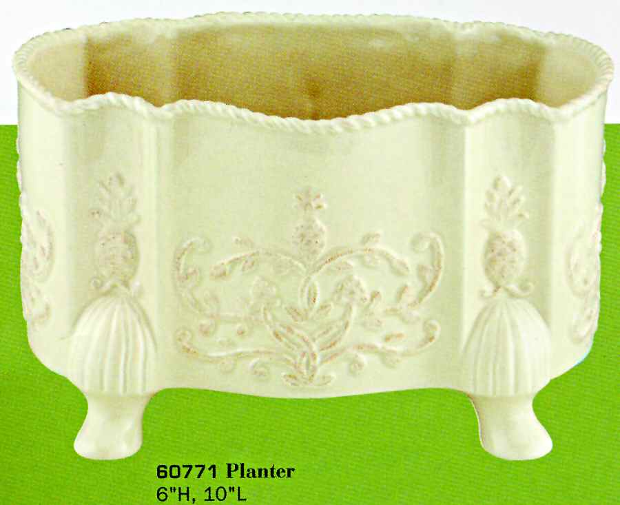 Pineapple Oval Cachepot by Jay Willfred-1