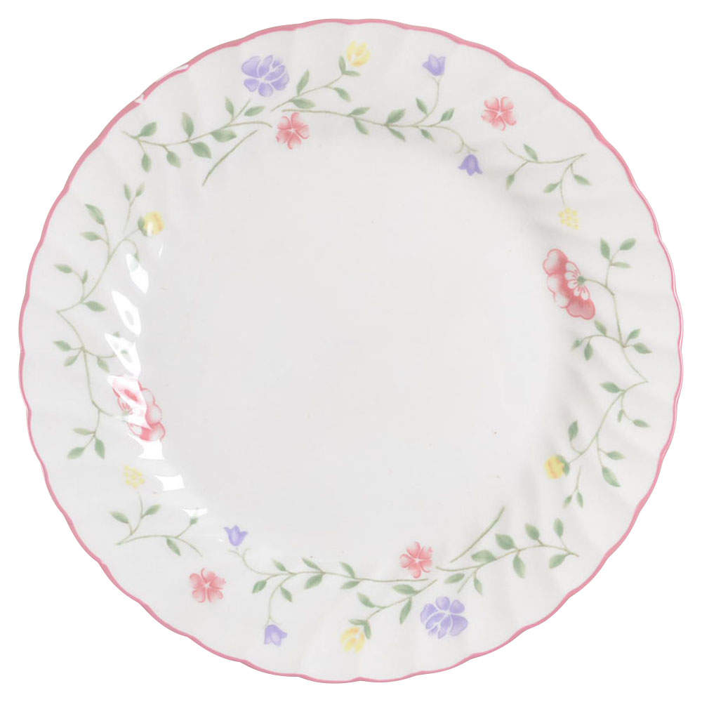 Summer Chintz ("England 1883" Stamp) Dessert/Pie Plate by Johnson Brothers-1