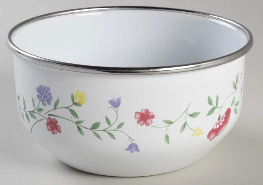 Summer Chintz ("England 1883" Stamp) 5" Metal Bowl by Johnson Brothers-1