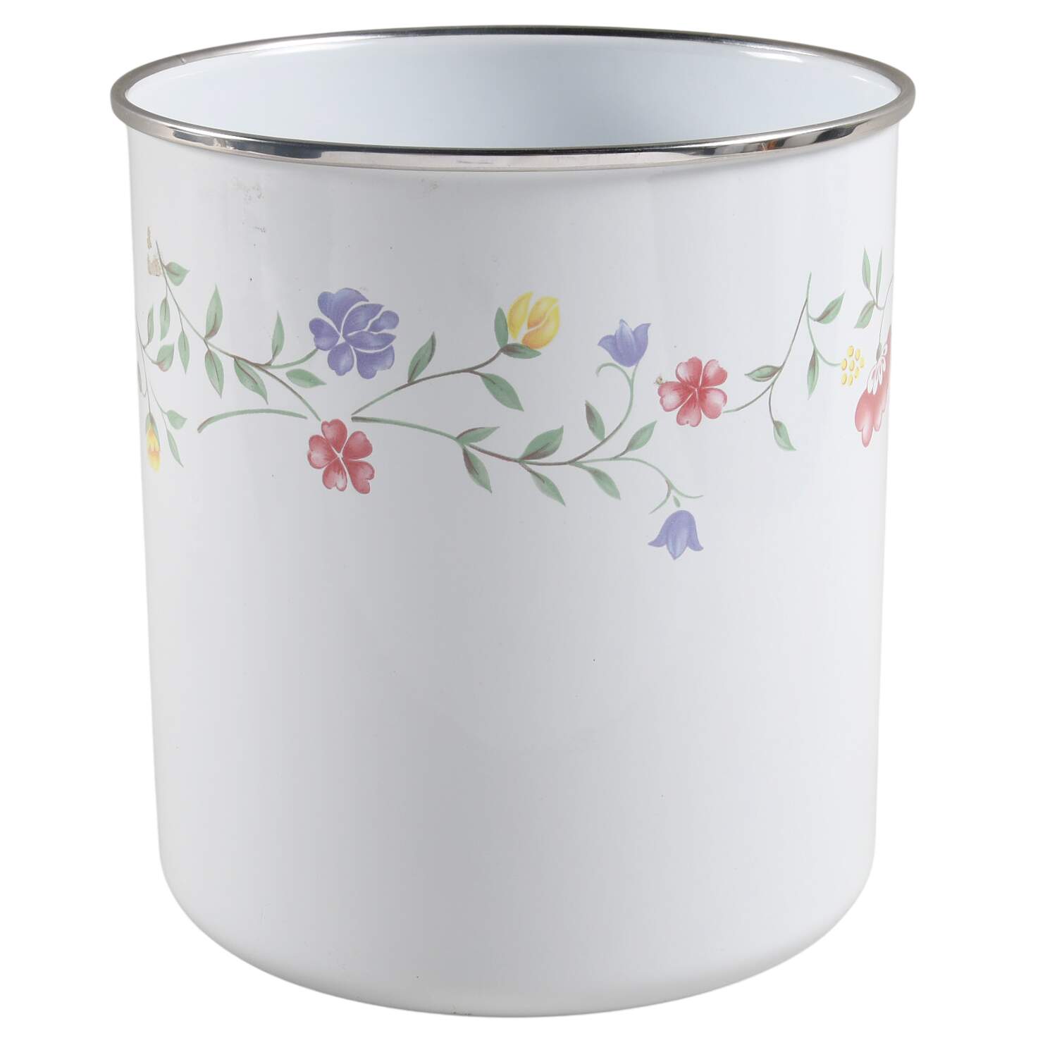 Summer Chintz ("England 1883" Stamp) Large Metal Canister No Wood Lid by Johnson Brothers-1