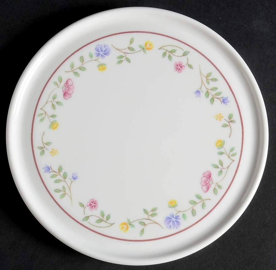 Summer Chintz ("England 1883" Stamp) Plastic Trivet by Johnson Brothers-1