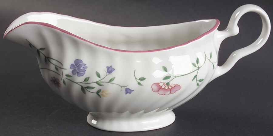 Summer Chintz ("England 1883" Stamp) Gravy Boat by Johnson Brothers-1