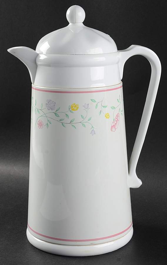 Summer Chintz ("England 1883" Stamp) Plastic Thermos/Carafe & Lid by Johnson Brothers-1