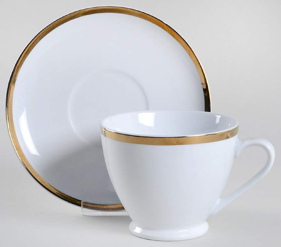 Grammercy Gold Footed Cup & Saucer Set by JCPenney-1
