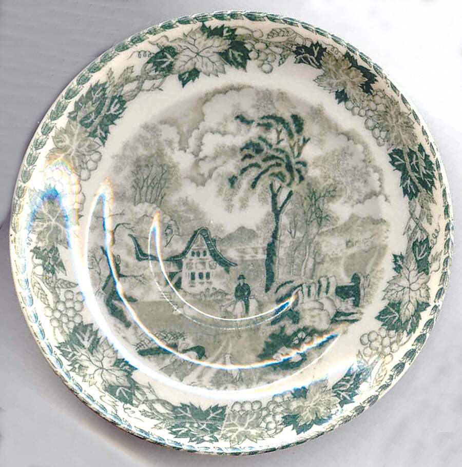 JAP502 (Green) Saucer by Japan-1