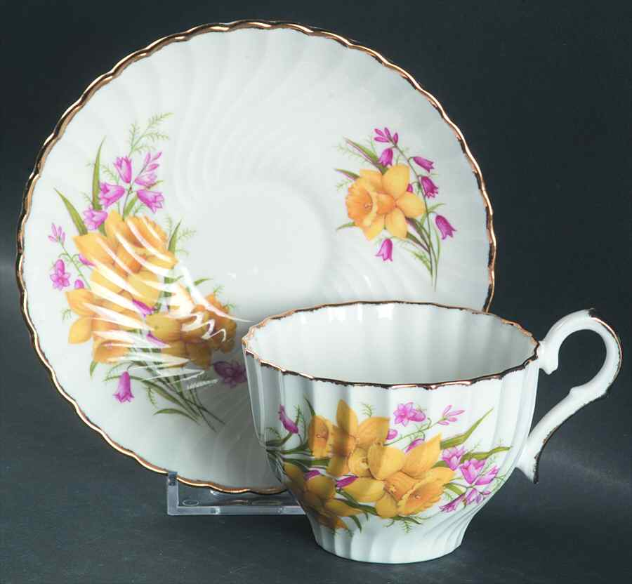 J848 Flat Cup & Saucer Set by Jason (England)-1