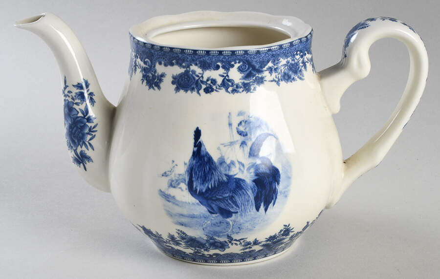 William James Farmyard Teapot No Lid by Jay Import-1