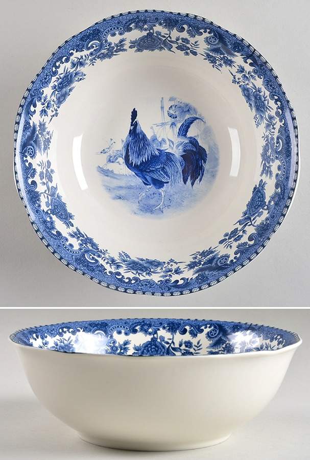 William James Farmyard 9" Round Vegetable Bowl by Jay Import-1