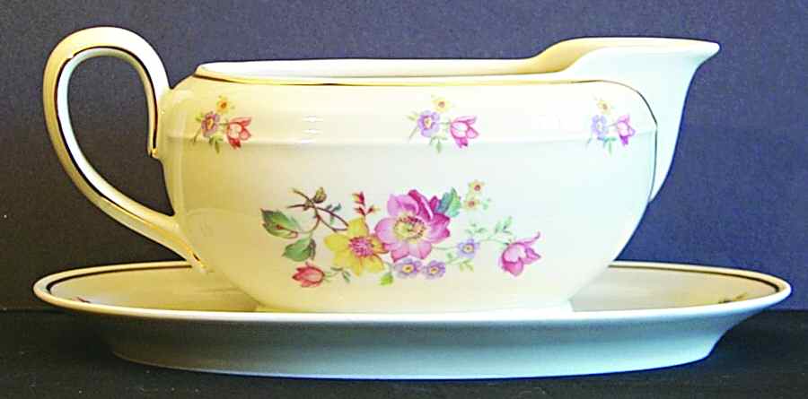 JOH326 Gravy Boat with Attached Underplate by Johann Haviland-1