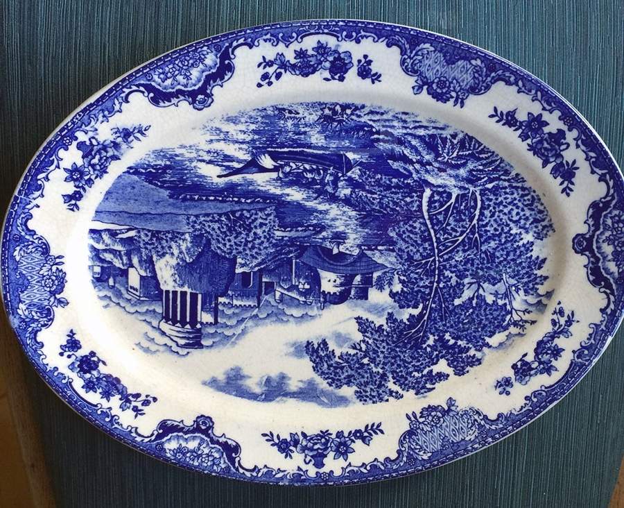 JAP511 10" Oval Serving Platter by Japan-1