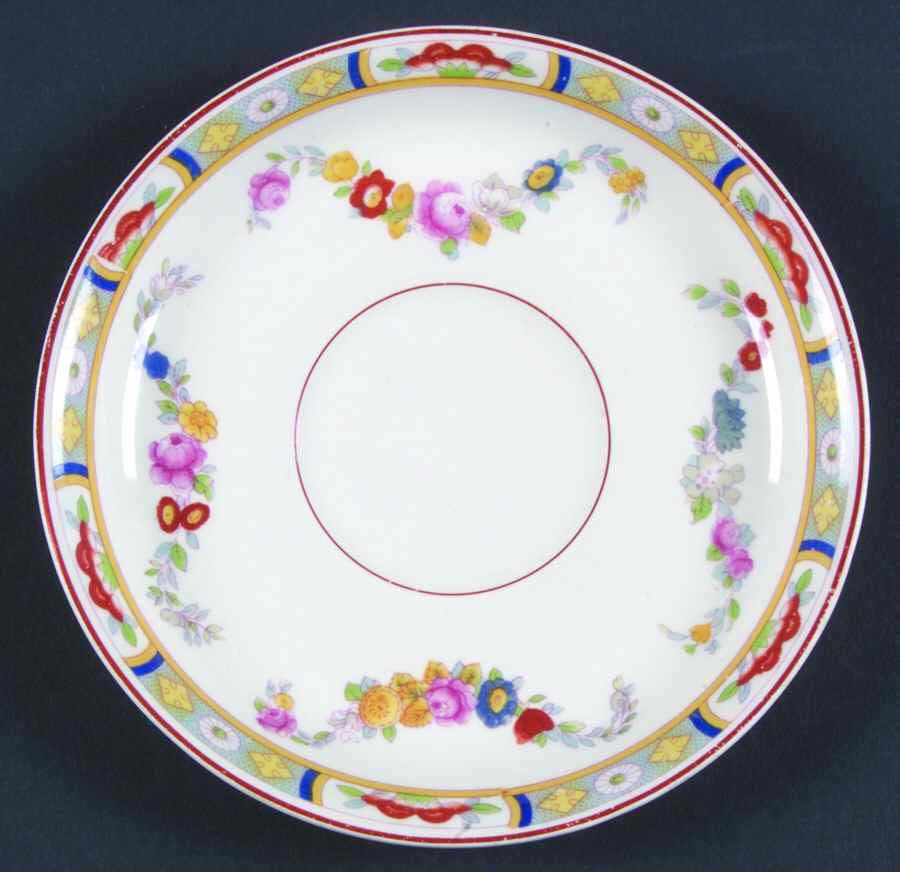 Arundale (White Background) Saucer by Johnson Brothers-1