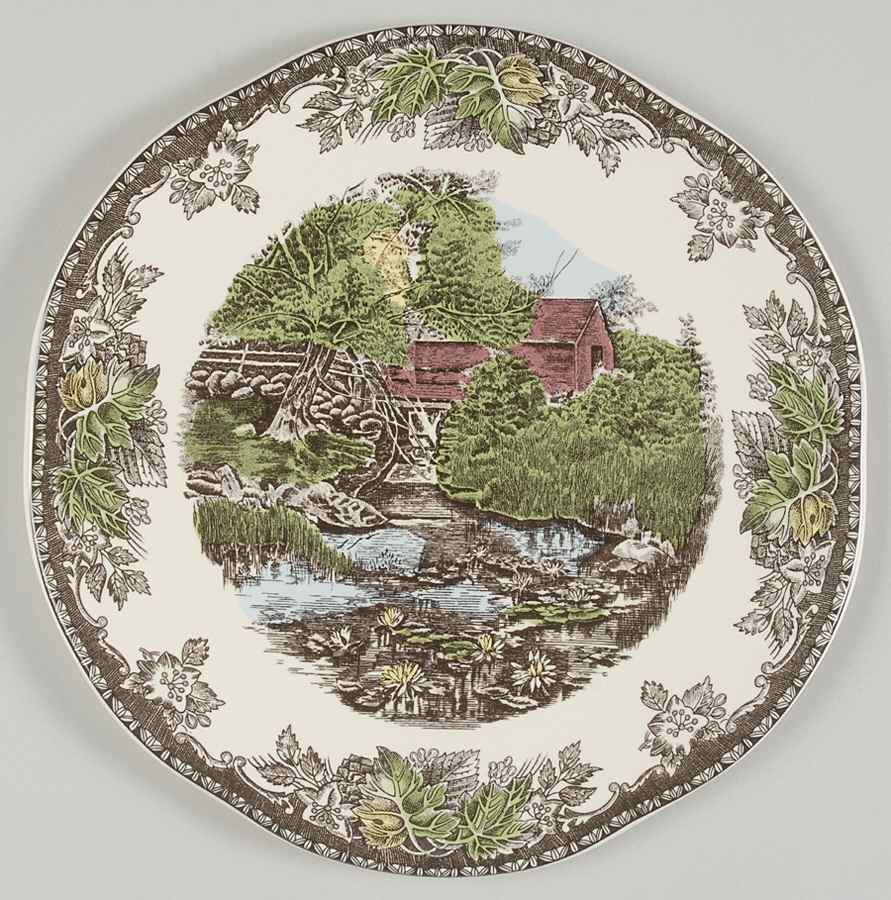 The Friendly Village ("England 1883" Backstamp) Tidbit by Johnson Brothers-1