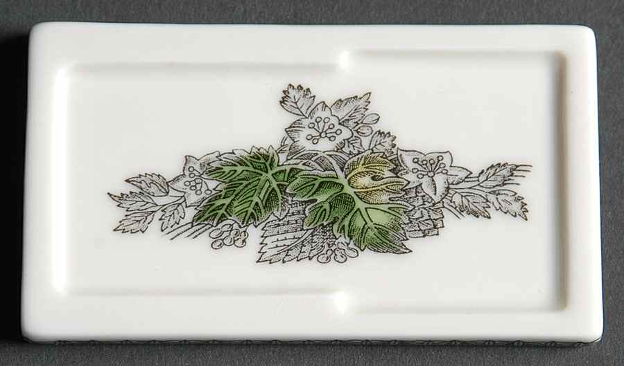 The Friendly Village ("England 1883" Backstamp) Tray for Salt/Pepper Set by Johnson Brothers-1