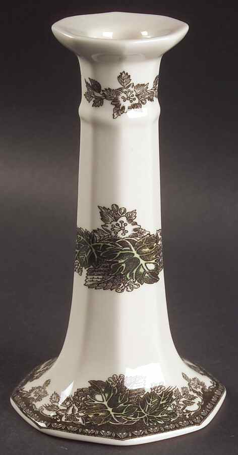 The Friendly Village ("England 1883" Backstamp) 6" Candlestick by Johnson Brothers-1