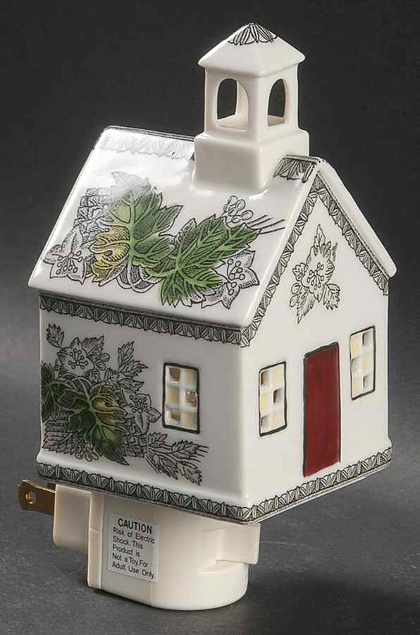 The Friendly Village ("England 1883" Backstamp) Night Light by Johnson Brothers-1