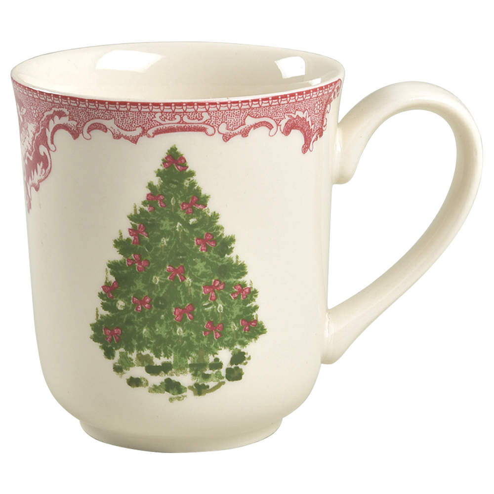 Old Britain Castles Pink Christmas (England 1883) Mug by Johnson Brothers-1