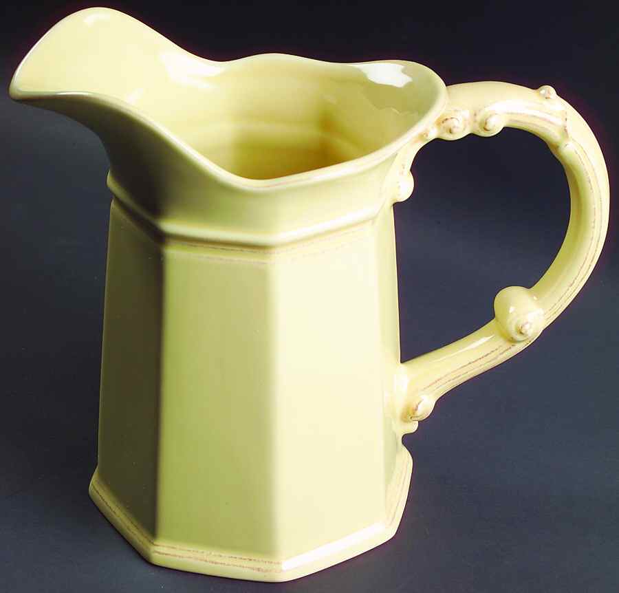 Vintage Yellow (Butter) 64 Oz Pitcher by JCPenney-1