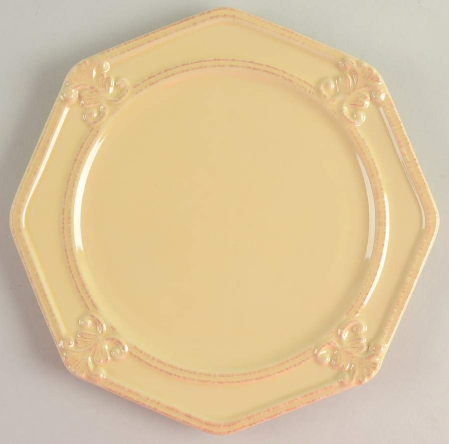 Vintage Yellow (Butter) Salad Plate by JCPenney-1
