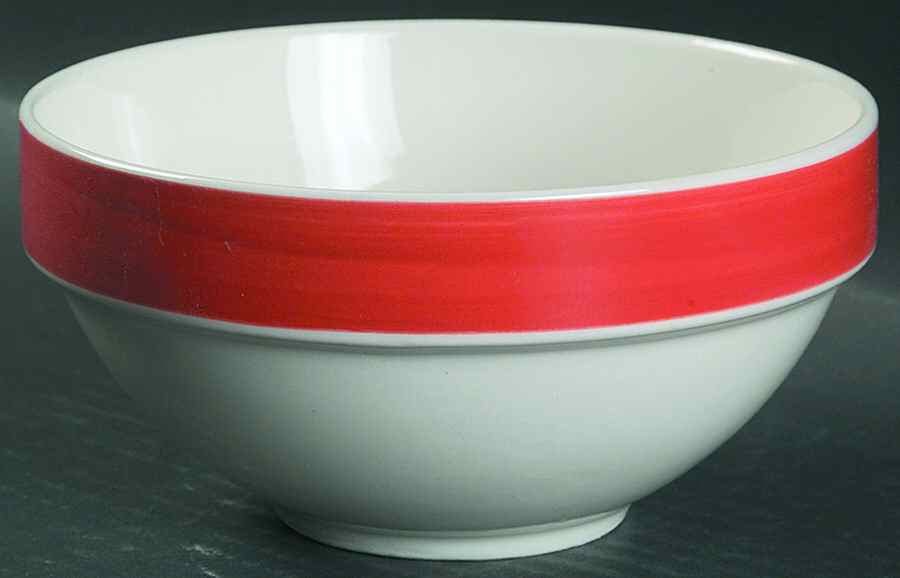 Stacks Red Coupe Cereal Bowl by JCPenney-1