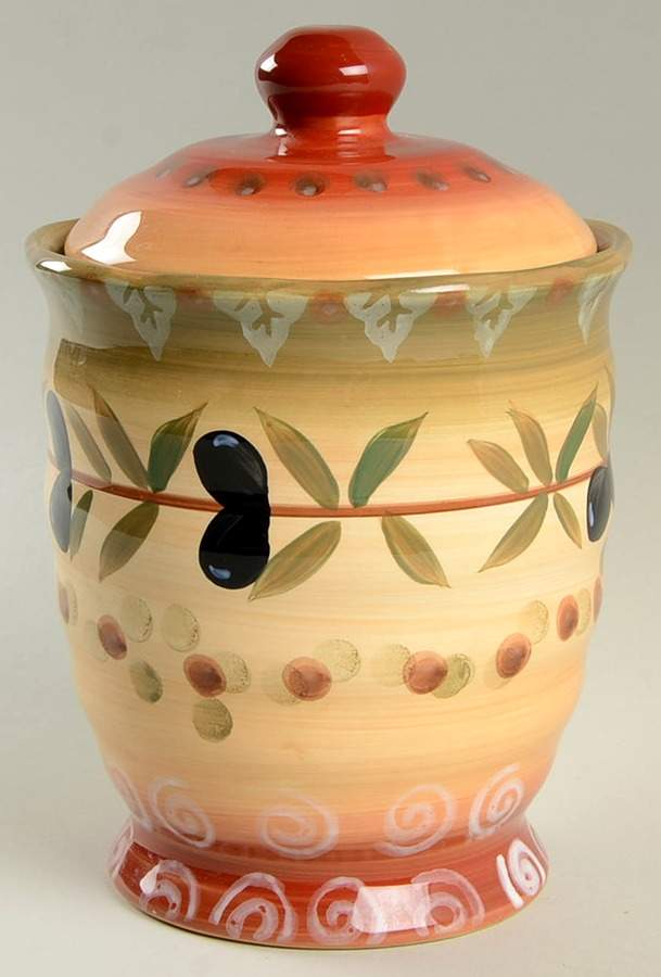 Tuscan Dreams (With Olives) Small Canister & Lid by JCPenney-1
