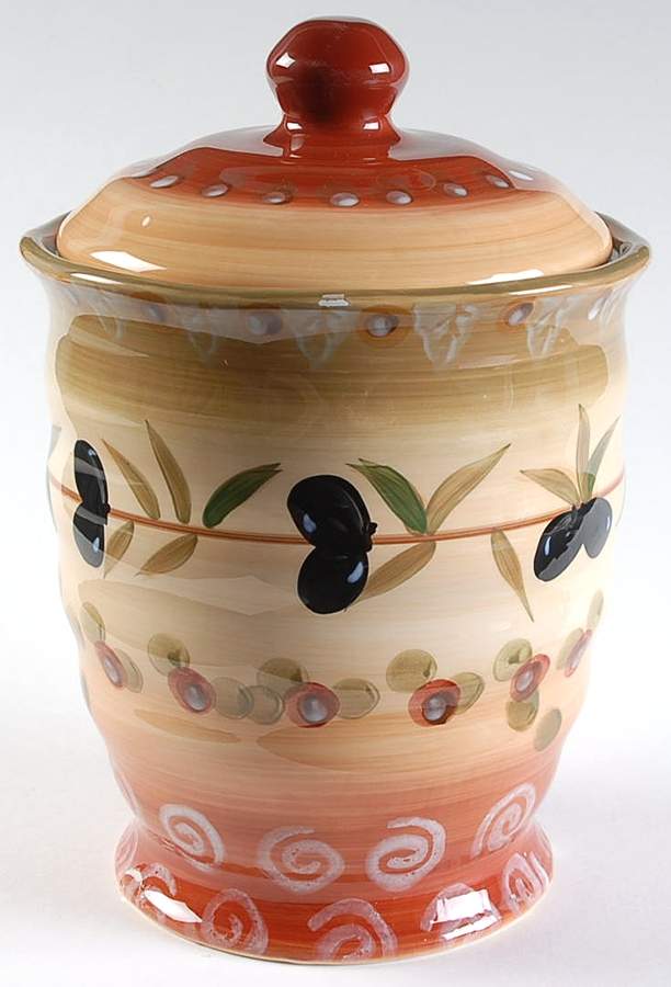 Tuscan Dreams (With Olives) Large Canister & Lid by JCPenney-1