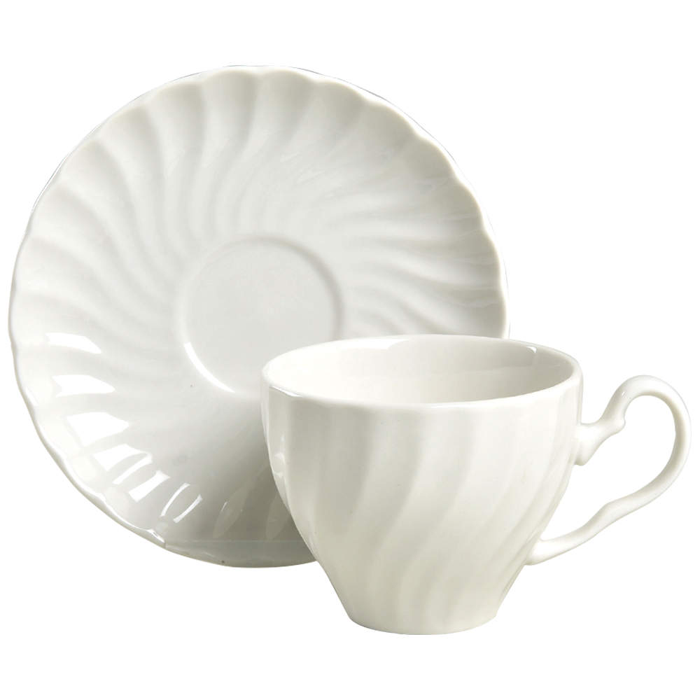 Regency (England 1883 Stamp, Made in China) Flat Cup & Saucer Set by Johnson Brothers-1