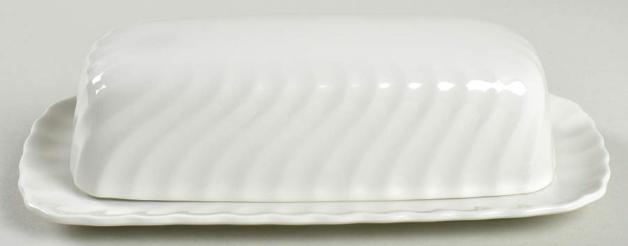 Regency (England 1883 Stamp, Made in China) 1/4 Lb Covered Butter by Johnson Brothers-1