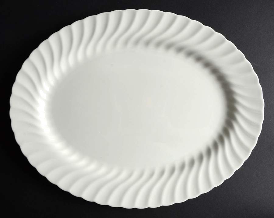 Regency (England 1883 Stamp, Made in China) 15" Oval Serving Platter by Johnson Brothers-1