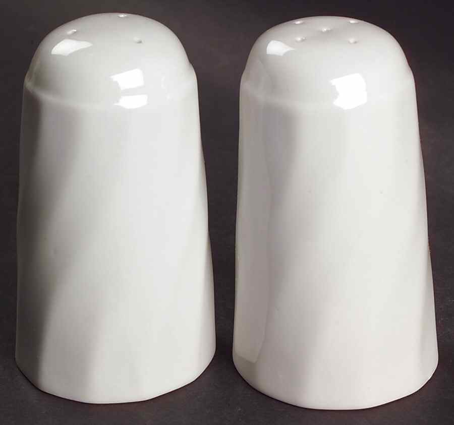 Regency (England 1883 Stamp, Made in China) Salt & Pepper Set by Johnson Brothers-1
