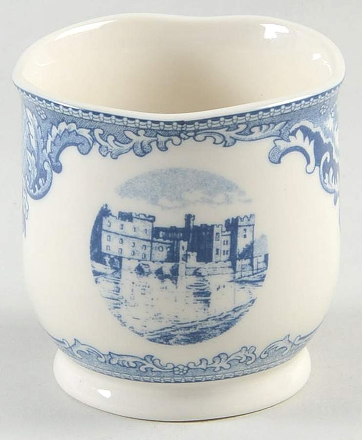 Old Britain Castles Blue (England 1883 Stamp) Votive Candleholder by Johnson Brothers-1