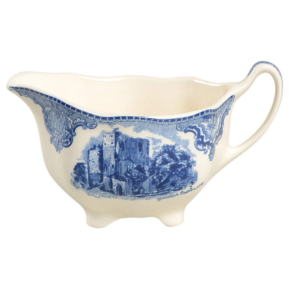 Old Britain Castles Blue (England 1883 Stamp) Creamer by Johnson Brothers-1
