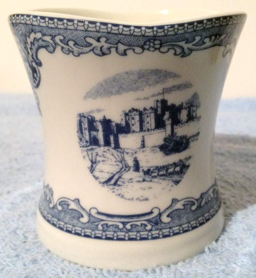 Old Britain Castles Blue (England 1883 Stamp) 2" Vase by Johnson Brothers-1