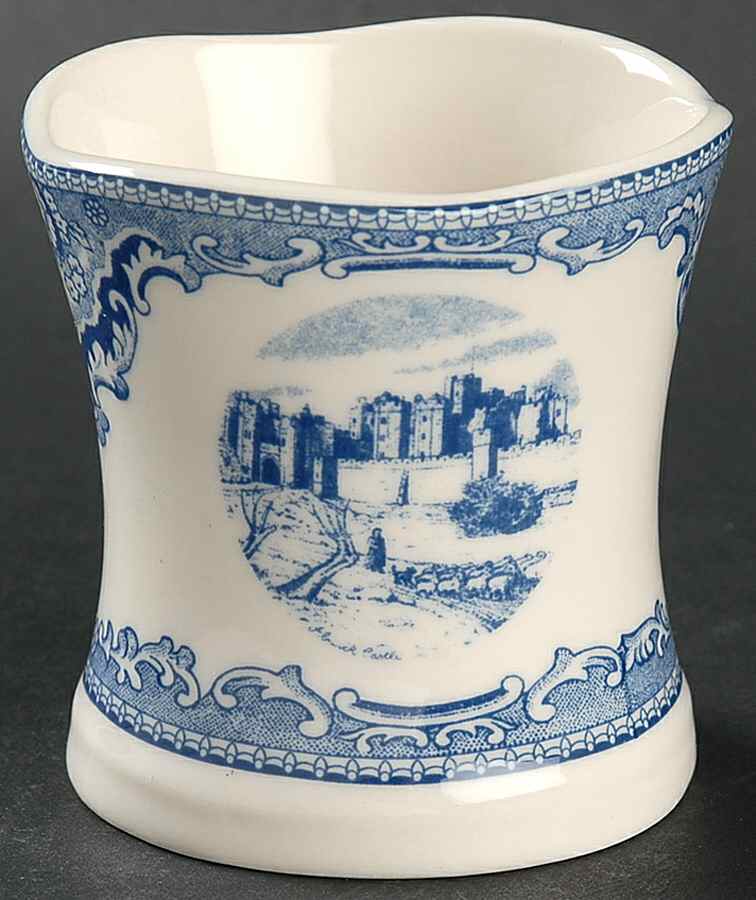 Old Britain Castles Blue (England 1883 Stamp) Votive Candleholder by Johnson Brothers-1