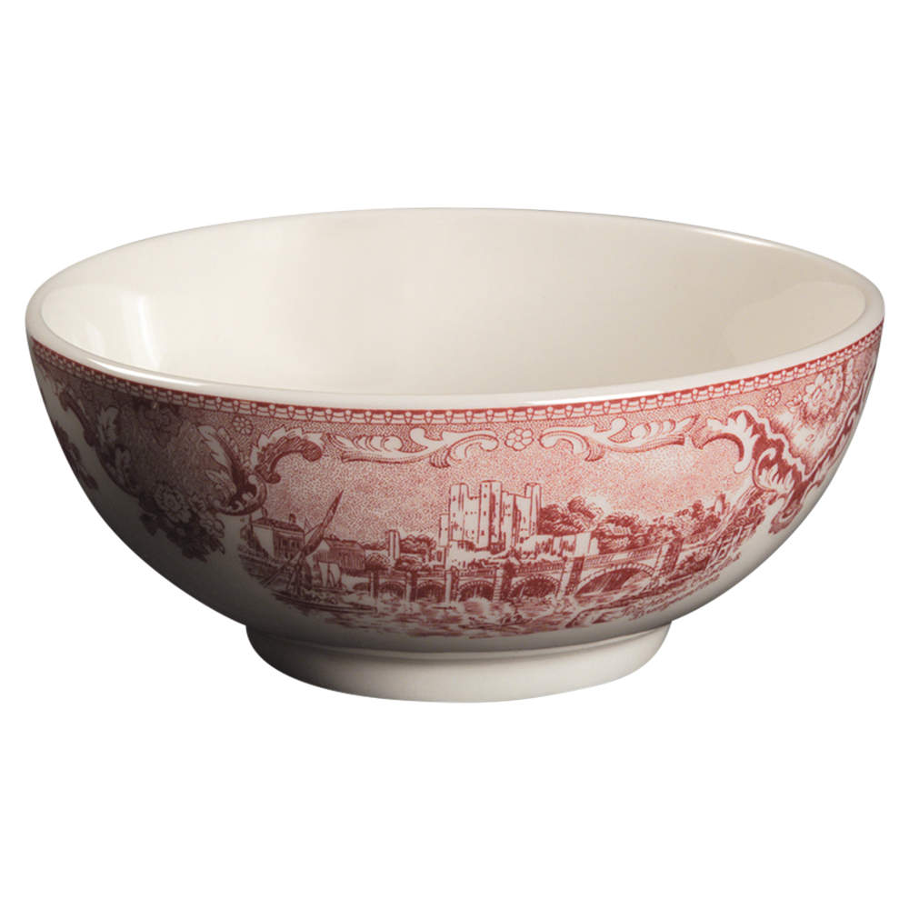 Old Britain Castles Pink (England 1883 Stamp) Oatmeal Bowl by Johnson Brothers-1