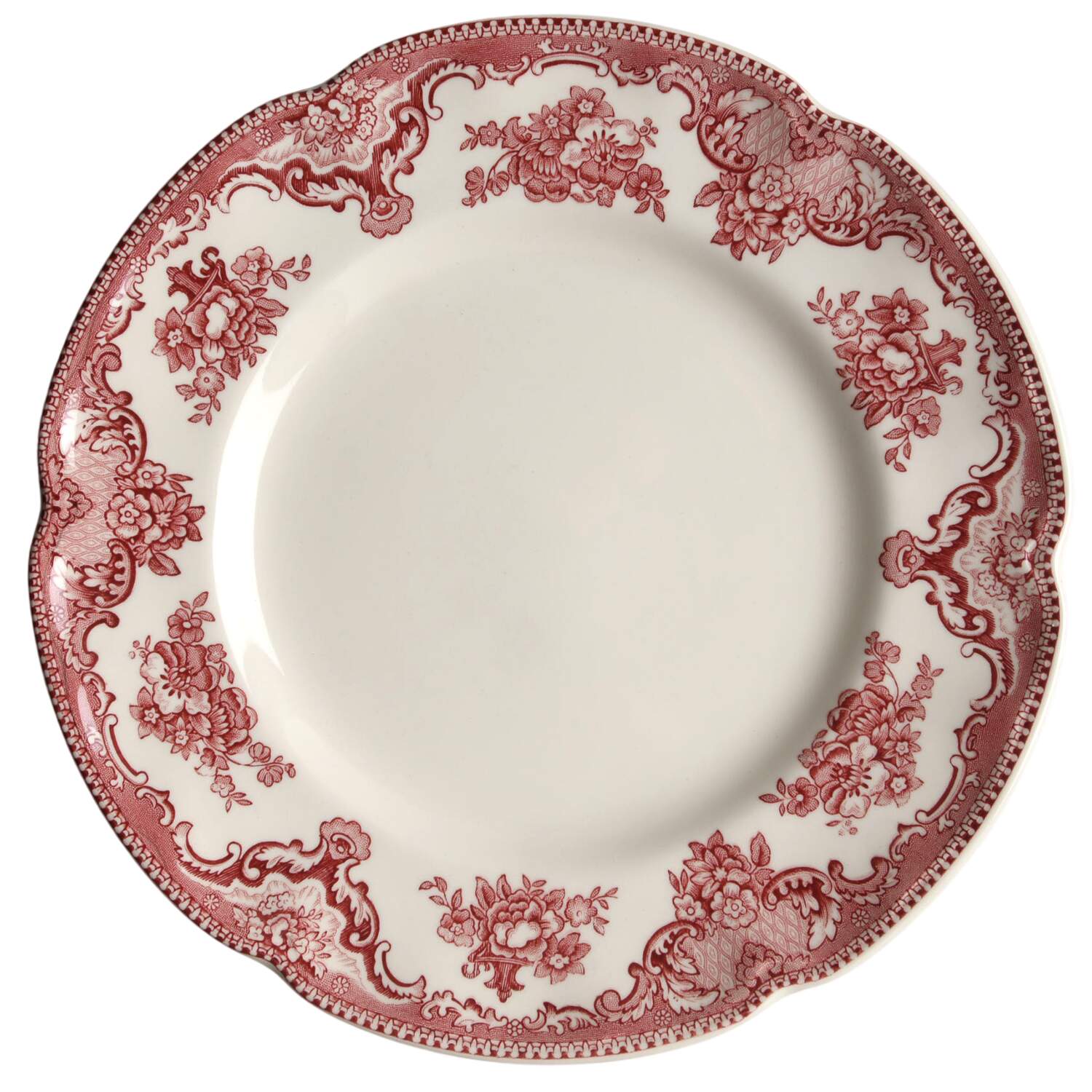 Old Britain Castles Pink (England 1883 Stamp) Accent Salad Plate by Johnson Brothers-1