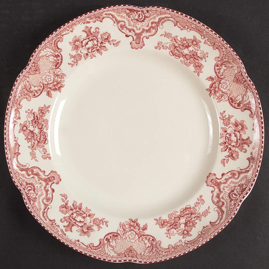 Old Britain Castles Pink (England 1883 Stamp) Accent Dinner Plate by Johnson Brothers-1