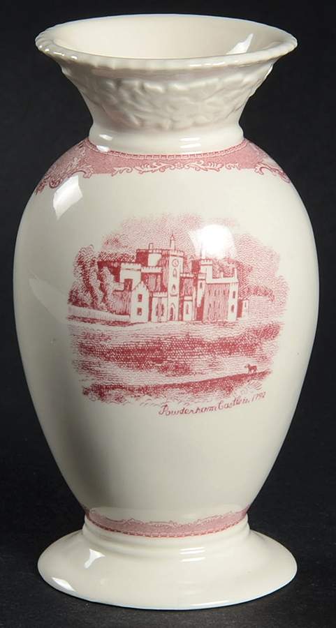 Old Britain Castles Pink (England 1883 Stamp) 4" Vase by Johnson Brothers-1