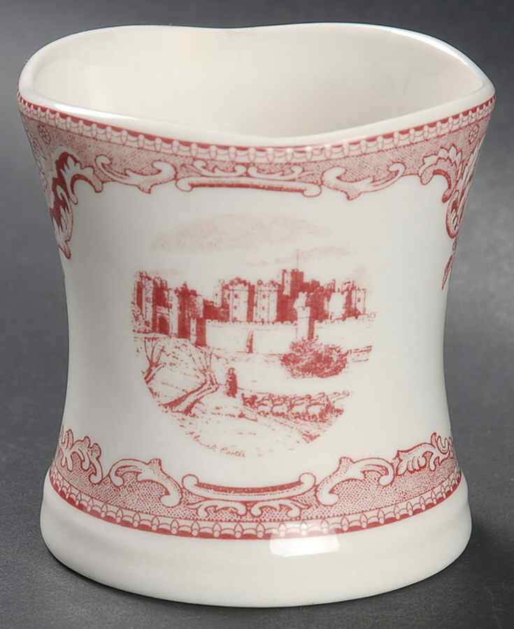 Old Britain Castles Pink (England 1883 Stamp) Votive Candleholder by Johnson Brothers-1