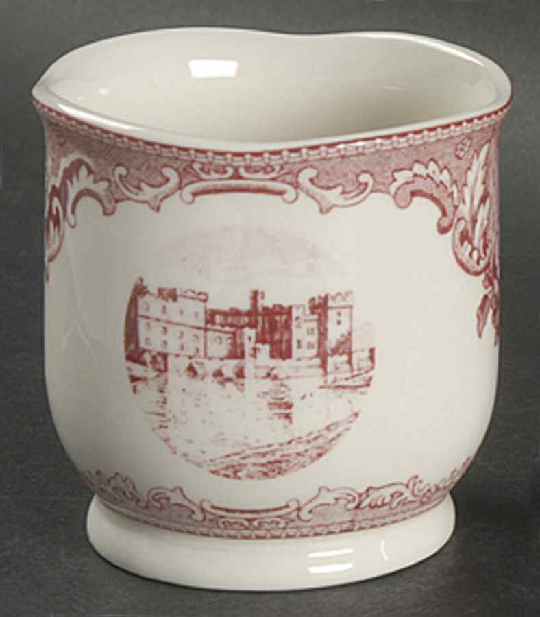 Old Britain Castles Pink (England 1883 Stamp) Votive Candleholder by Johnson Brothers-1