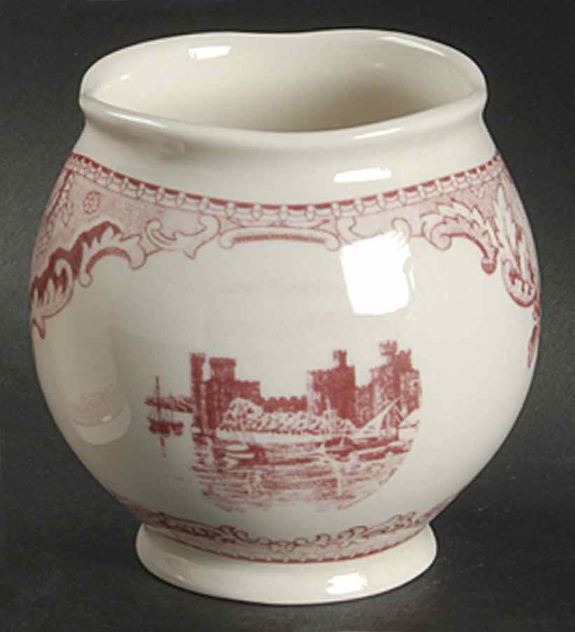 Old Britain Castles Pink (England 1883 Stamp) Votive Candleholder by Johnson Brothers-1