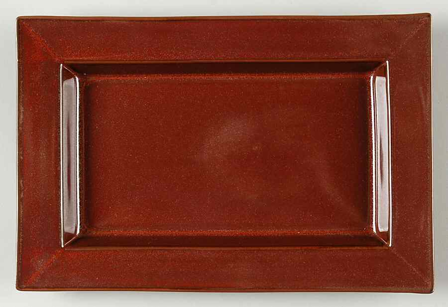 Tourron Rouge de Fer 11" Rectangular Serving Platter by Jars-France-1